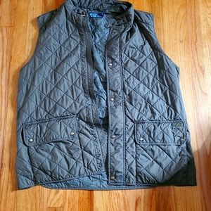 Ralph Lauren  Quilted Vest Olive Green